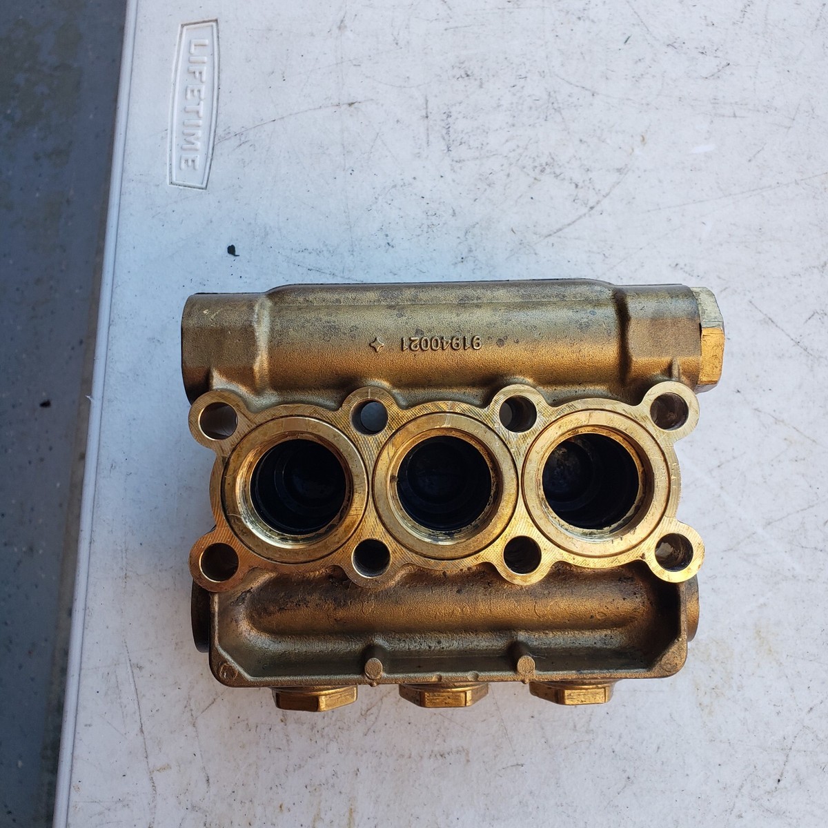 91940021 Brass Pressure Washer Pump Head 1941550 | eBay