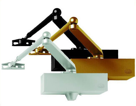 Chiudiporta Mab Serie 500 con Arresto Argento