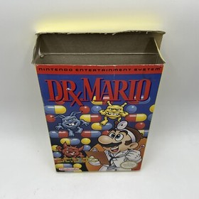 Nintendo NES Dr. Mario con Funda Manual + Caja Aut&eacute;ntica Probada y Funcionando 1990