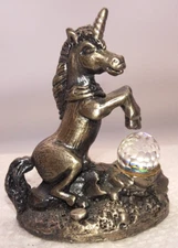 Unicorn of Light Pewter w/"Crystal" By WAPW 1.5"H (good for RPG Mini too)