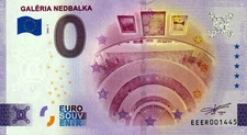Zero Euro Note - 0 Euro Note - Slovakia - Galeria Nedbalka 2022-1