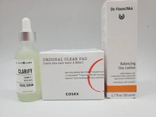 BEST FOR OILY SKIN Clear Pad Toner + Clarify Serum + Balancing Day Lotion