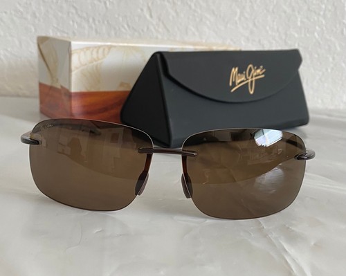 NEW Maui Jim BREAKWALL Rootbeer POLARIZED HCL Bronze Sunglass H422-26