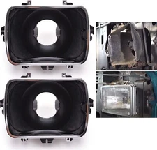 2PC Headlight Bucket Kit, 5X7 Headlight Mounting Compatible with Chevy Express