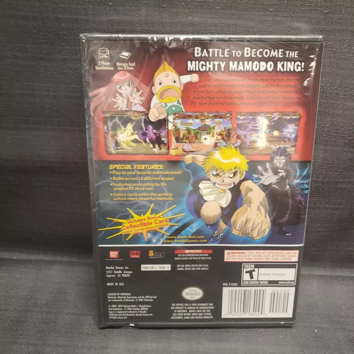 Zatch Bell Mamodo Battles Prices Gamecube