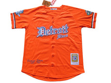 Detroit Stars Negro League Mesh Button-Front Jersey Headgear Classics NWT $125 M