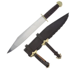 Cold Steel Chieftain Sax 13.37 Inch Plain Satin Clip Point CS88HUK