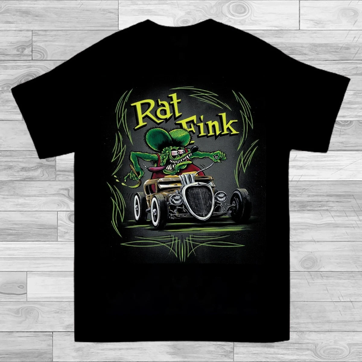 T-shirt Ed Roth Rat Fink Surfink 1995 - Taille S à 4XL Gris Sport - Neuf Avec étiquettes - Parfait Pour Les Fans De Custom