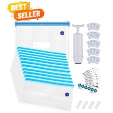 3D Printer Filament Storage Bag Kit 12 x Vacuum Sealed Bags, 1 x Hand Pump, 2...