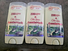 Lot of 3: Old Spice GentleMan's Deodorant Lavender  Mint Scent - 3 oz