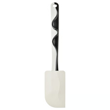 IKEA GUBBRÖRA Rubber Spatula, black/white 10" Length 1PC