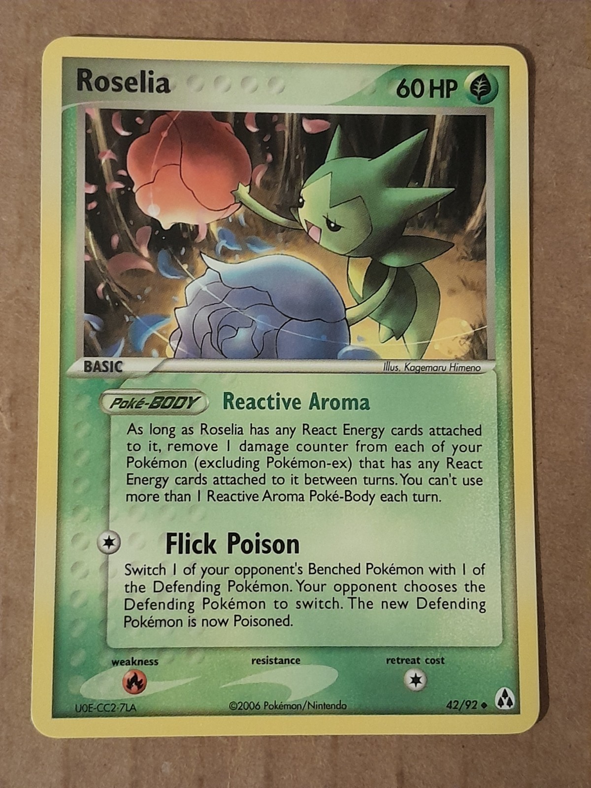 Pokemon Roselia 42/92 Ex Legend Maker NM-Mt See Pictures