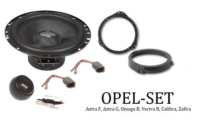 Audio System MX 165 Opel Set 1 - Plug and Play - 2-Wege System - Diverse Opel