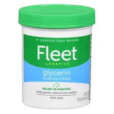 Glycerin Suppositories Laxative 50 each  by Fleet