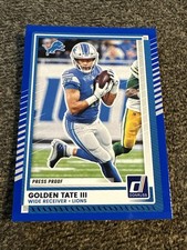 2025 Panini Donruss - Golden Tate #174 Press Proof Blue