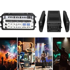 6U Rack Case Storage Trunk Travel Storage Case Depth 19" Flight Case Road Case