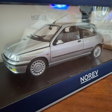 RENAULT Clio 16S gris iseberg phase 1 de 1992 NOREV 1/18e ref 185256