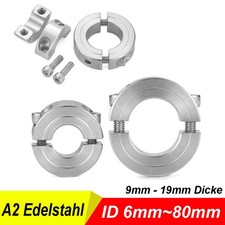 Edelstahl A2 Wellenring Klemmringe Klemmflansch Wellenringe Stellring Stellringe