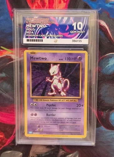 Mewtwo 014/034 Trading Card Game Classic Holo Ace 10