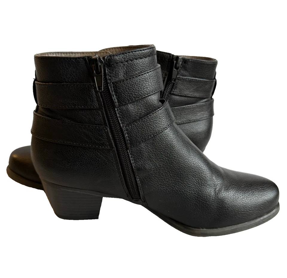 Botines para mujer Natural Soul by Naturalizer Karmen Moto 7M negros Foto 2 de 4