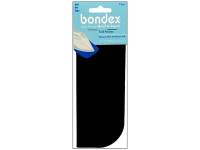 Iron-On Patches 5''X7'' 2/Pkg-Black