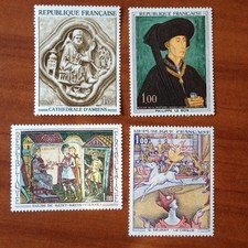 France Yvert Num 1586-1588A ** Tableau   1969