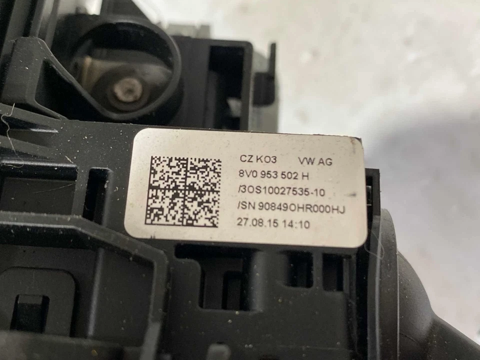 Audi S3 2015 2016 columna de dirección con eje e interruptores 5Q0419502AC 5Q0953549E (L) Foto 4 de 4