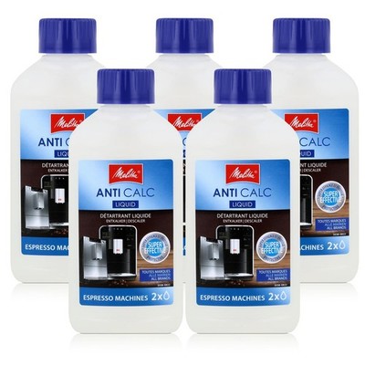 5x Melitta Anti Calc Flüssigentkalker Espresso Machines 250ml