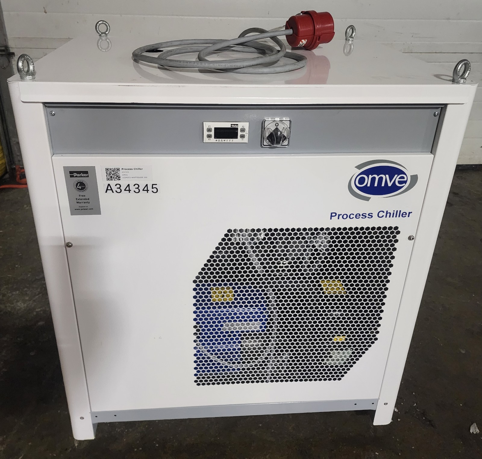 Parker Hiross ICEP003 Hyperchill Plus Industrial Process Chiller Recirculating