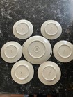 Vintage Epiag Czechoslovakia China Handled Platter 10" & 6 Gold Rim Plates 8" — photo 7