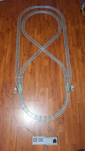 Vintage Lego Train Track Setup