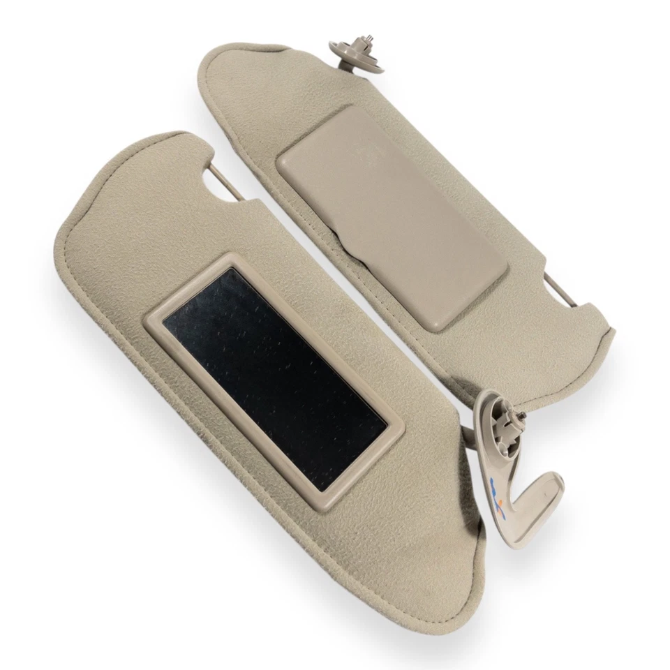 2003-2007土星离子驱动器和乘客侧遮阳板套装一对米色布 — 第 3/4 张图片