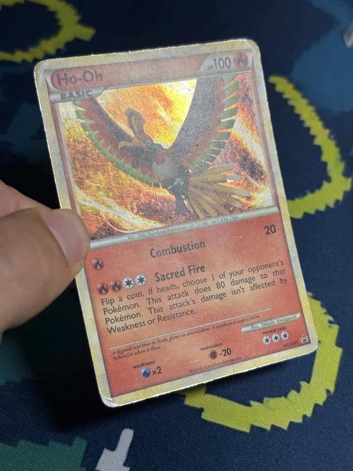 Ho-Oh HGSS01 HGSS Rare Black Star Holo Pokemon TCG Promo Card - Image 4 of 4