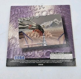 Panzer Dragoon Demo Disc (Sega Saturn, 1995) Disc and Cardboard Sleeve Clean
