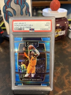 2021-22 Panini Select - Concourse Donovan Mitchell #83 Light Blue Prizm /299