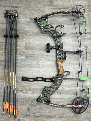 Mathews ZXT Compound Bow RH 29in Draw 60lb . Hunt Ready! Arrows