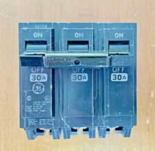 GE THQB32030 - 30A 3 Pole Miniature Circuit Breaker FREE SHIPPING