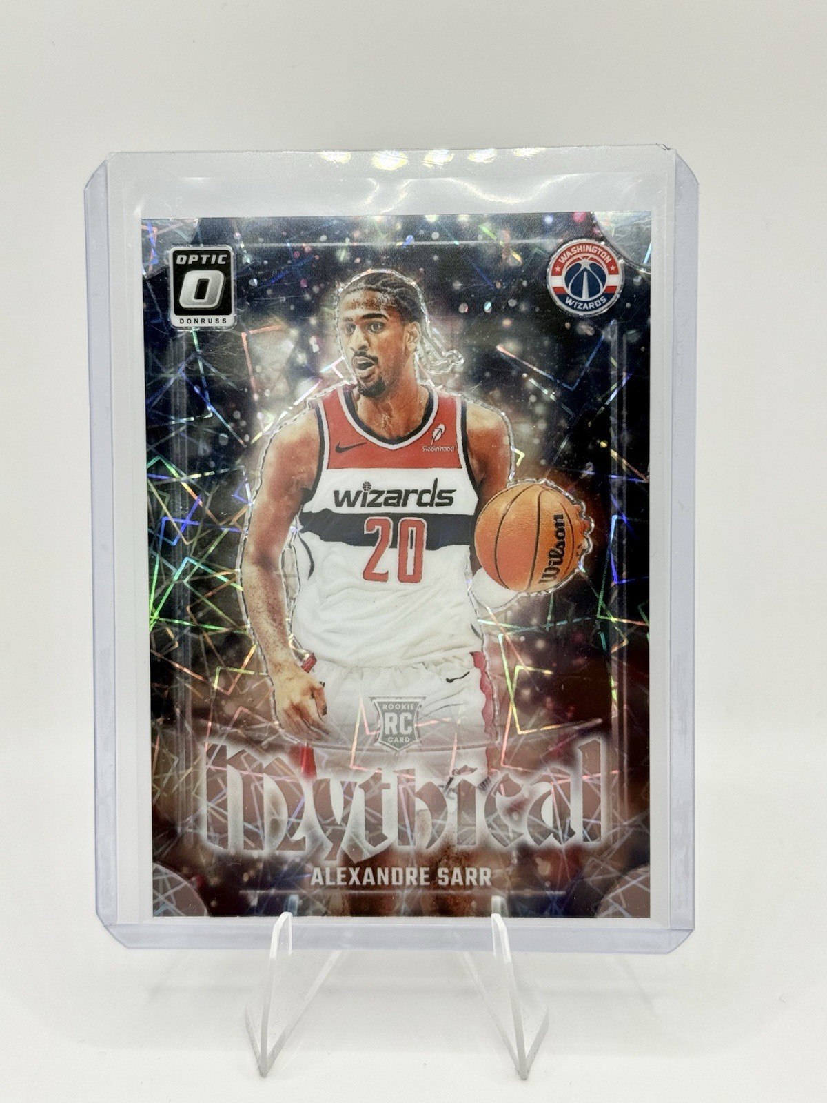 2024-25 Panini Donruss Optic Mythical Alexandre Sarr #3 Wizards SP Case Hit (RC)