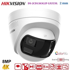 Hikvision DS-2CD1383G2P-LIUF/SL 8MP POE Smart Hybrid Licht ColorVu IP Kamera Mic