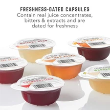 Bartesian Cocktail Mixer Capsules, Variety Pack of 6, Includes 6 Flavors