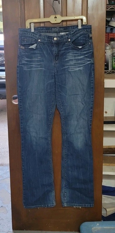 Cruel Girl Danika Relaxed  Boot Cut  jeans size 13 Long Womans Girls Petites