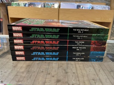Marvel Epic Collection Star Wars Legends Rebellion 1-2 Rise Sith 1-2 New Rep 1-2