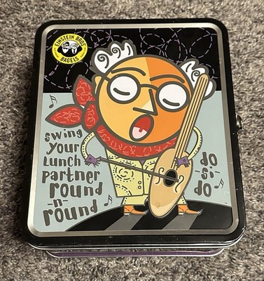  EINSTEIN BROS. BAGELS COLLECTABLE METAL LUNCH BOX 2002