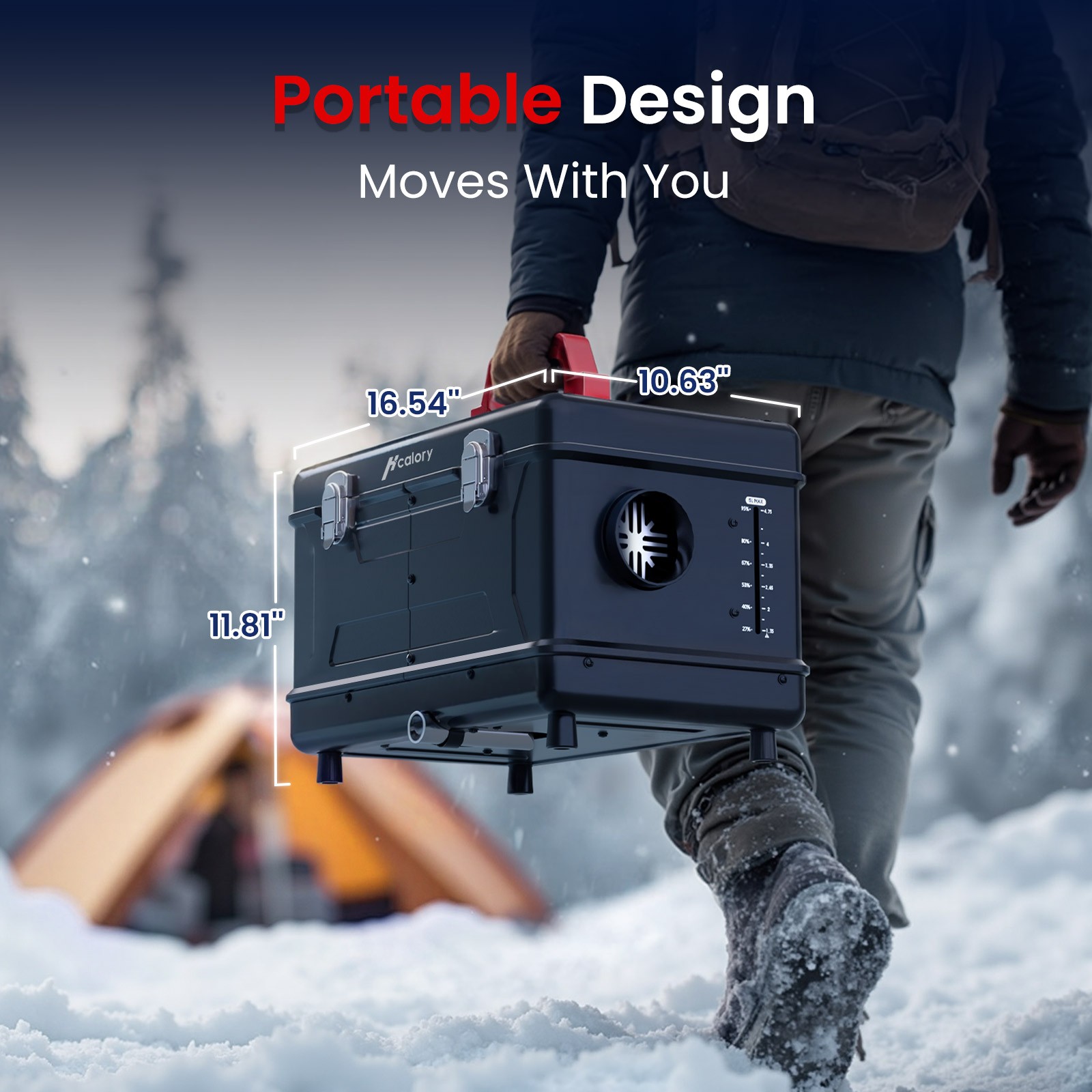 Toolbox Compact 2S 8KW Diesel Air Heater Bluetooth 110V 12V/24V for RV Camper