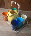 Vintage Fiesta - Promotional Juice Pitcher and 6 Tumbler Set