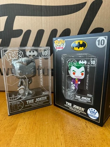 Funko Pop #10 Die Cast - The Joker - 💎Funko Exclusive💎 🔥 Chase Version 🔥