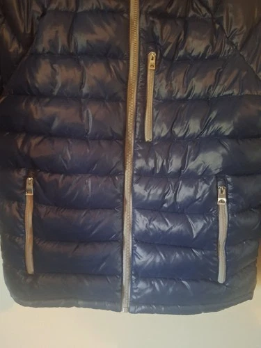 GUESS men's active sleeve screen printed puffer coat size M/ P2P 23 image 5