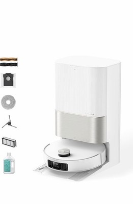 DREAME X50 White Ultra Complete Robot Vacuum and Mop with Auto-Empty and Mop