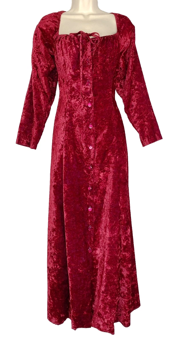 Red Velvet 1990s Vintage Dresses for Women for sale | eBay