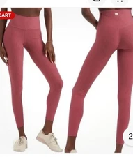 EXC. Vuori Clean Elevation Leggings Womens  M Desert  Rose High Rise $98